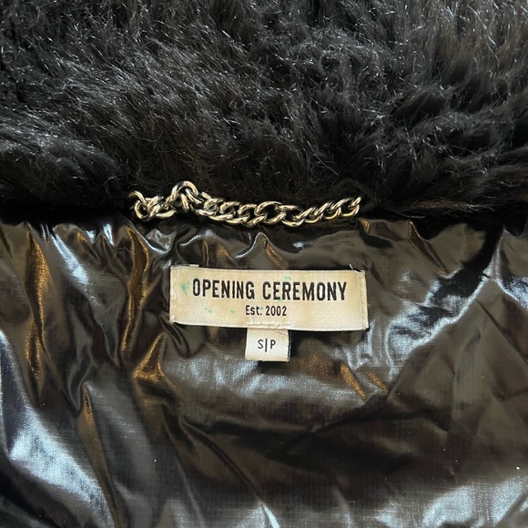 Opening ceremony daydreamer puffer faux fur jacket - Picture 3 of 8